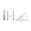 UNITEK OT155SL laptop stand Silver UNITEK OT155SL laptop stand Silver