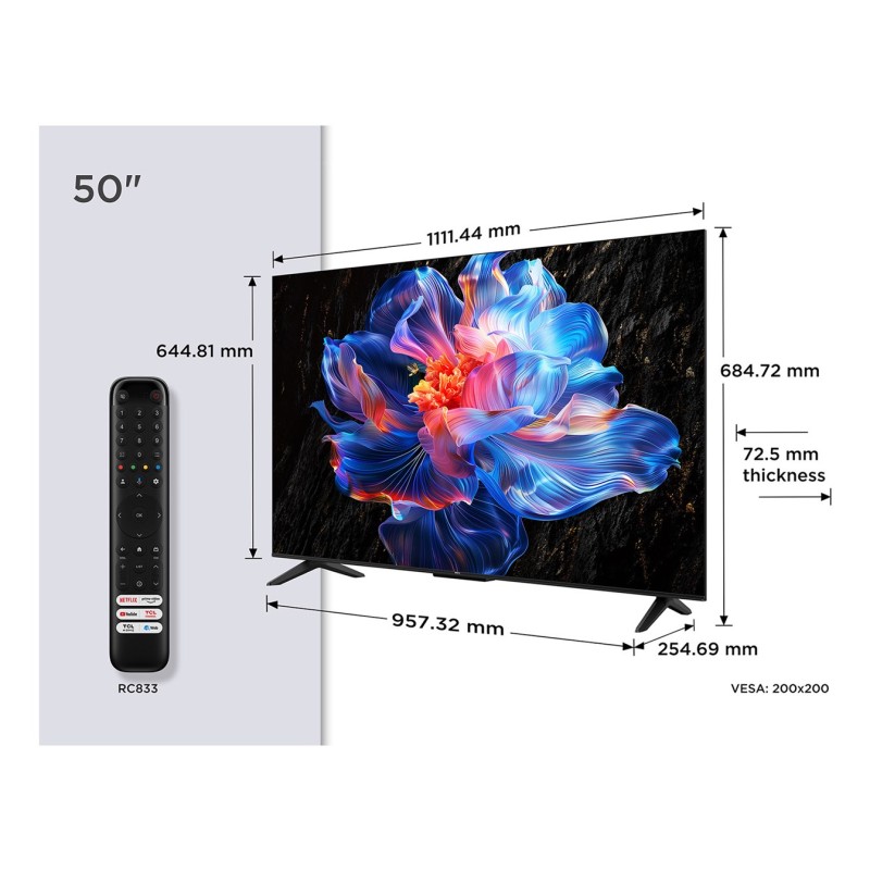 TCL 50P69K TV 127 cm (50