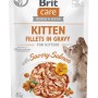BRIT Care Cat Kitten Savory Salmon Pouch - wet cat food - 85 g