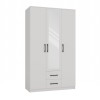 Topeshop ROMANA 120 BIEL bedroom wardrobe/closet 6 shelves 3 door(s) White Topeshop ROMANA 120 BIEL bedroom wardrobe/closet 6 shelves 3 door(s) White