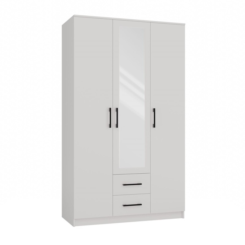 Topeshop ROMANA 120 BIEL bedroom wardrobe/closet 6 shelves 3 door(s) White Topeshop ROMANA 120 BIEL bedroom wardrobe/closet 6 shelves 3 door(s) White