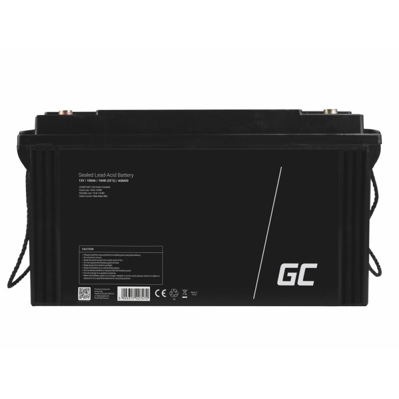 Green Cell AGM31 vehicle battery Sealed Lead Acid (VRLA) 120 Ah 12 V Marine / Leisure Green Cell AGM31 vehicle battery Sealed Lead Acid (VRLA) 120 Ah 12 V Marine / Leisure