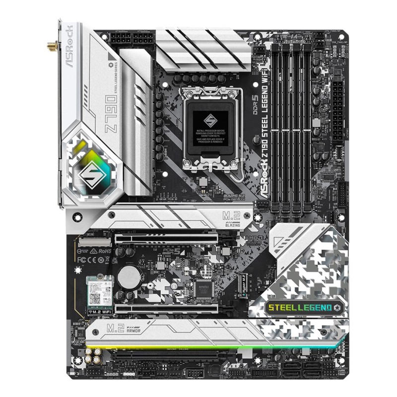 Asrock Z790 Steel Legend WiFi Intel Z790 LGA 1700 ATX Asrock Z790 Steel Legend WiFi Intel Z790 LGA 1700 ATX