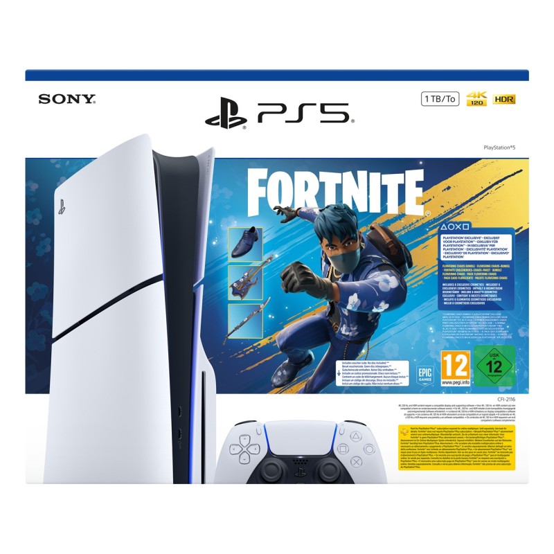 Sony PlayStation 5 Slim Console + Fortnite Blooming Chaos