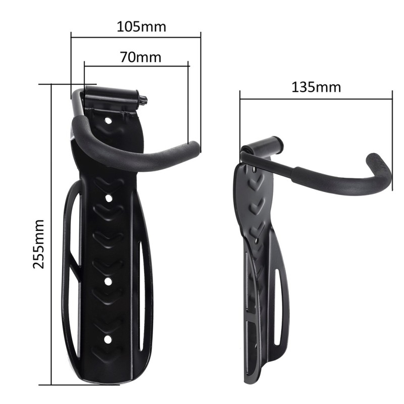 Maclean Bicycle Stand Bike Wall Mount Holder Vertical Steel Storage Hook 24 Maclean Bicycle Stand Bike Wall Mount Holder Vertical Steel Storage Hook 24