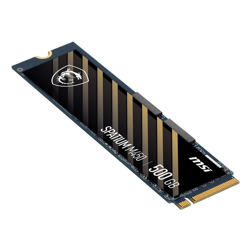 MSI Spatium M450 PCIe 4.0 NVMe M.2 500GB PCI Express 4.0 3D NAND MSI Spatium M450 PCIe 4.0 NVMe M.2 500GB PCI Express 4.0 3D NAND