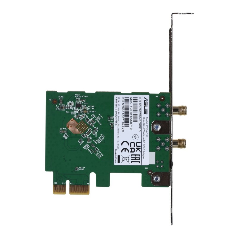 ASUS PCE-AC51 WLAN 433 Mbit/s ASUS PCE-AC51 WLAN 433 Mbit/s