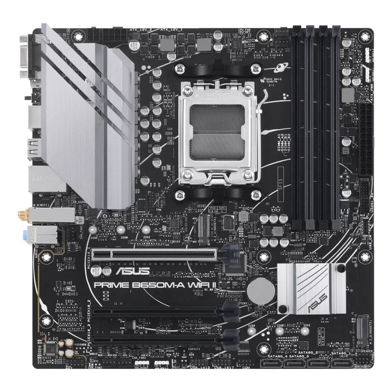 ASUS PRIME B650M-A WIFI II AMD B650 Socket AM5 micro ATX ASUS PRIME B650M-A WIFI II AMD B650 Socket AM5 micro ATX