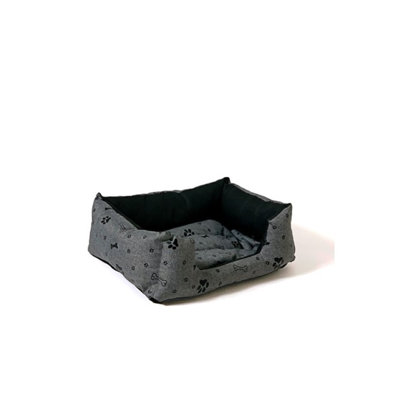 GO GIFT Dog bed L - graphite - 65x45x15 cm GO GIFT Dog bed L - graphite - 65x45x15 cm