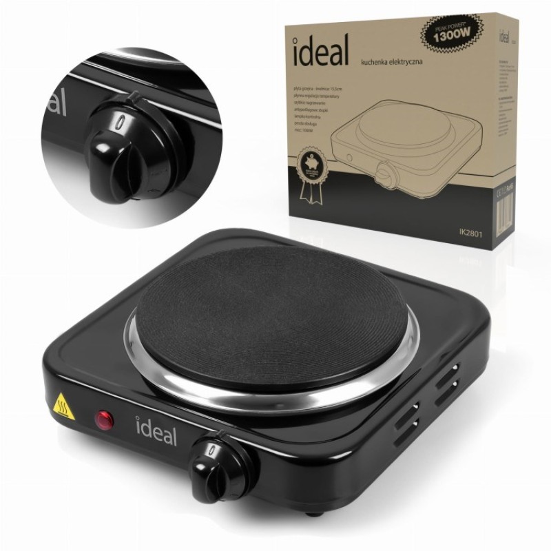 IDEAL 1-plate electric cooker, 1000 W