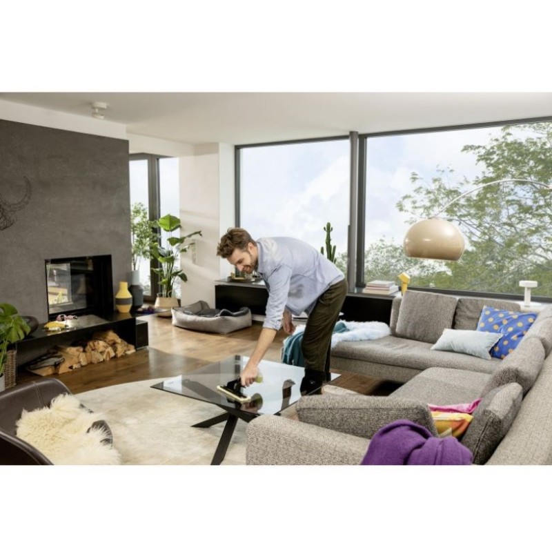Kärcher WV 4-4 PLUS Battery set electric window cleaner 0.15 L Black, White, Yellow Kärcher WV 4-4 PLUS Battery set electric window cleaner 0.15 L Black, White, Yellow