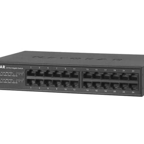 NETGEAR GS324 Unmanaged Gigabit Ethernet (10/100/1000) Black NETGEAR GS324 Unmanaged Gigabit Ethernet (10/100/1000) Black