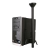 Techly ICA-CS 63 CPU holder Desk-mounted CPU holder Black Techly ICA-CS 63 CPU holder Desk-mounted CPU holder Black