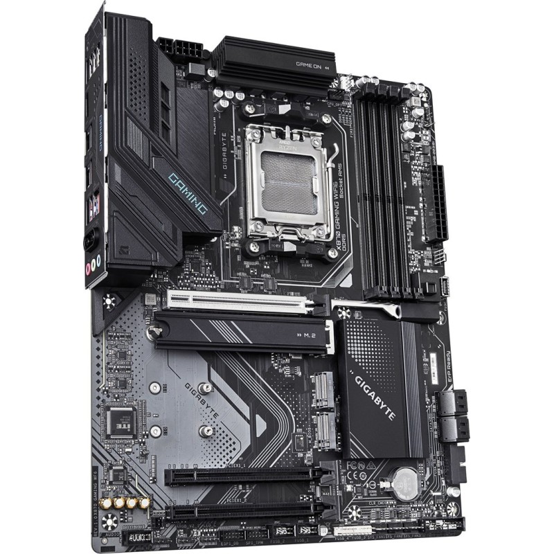 GIGABYTE X870 GAMING WIFI6 Motherboard - Supports AMD Ryzen 9000 CPUs, 8+2+2 phases VRM, up to 8000MHz DDR5 (OC), 1xPCIe 5.0 + 2xPCIe 4.0, Wi-Fi 6, 2.5GbE LAN, USB 4 GIGABYTE X870 GAMING WIFI6 Motherboard - Supports AMD Ryzen 9000 CPUs, 8+2+2 phases VRM, up to 8000MHz DDR5 (OC), 1xPCIe 5.0 + 2xPCIe 4.0, Wi-Fi 6, 2.5GbE LAN, USB 4