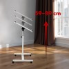 Maclean mobile desk/laptop stand, white, height adjustment 59-89cm, max. 30kg , MC-121 W Maclean mobile desk/laptop stand, white, height adjustment 59-89cm, max. 30kg , MC-121 W