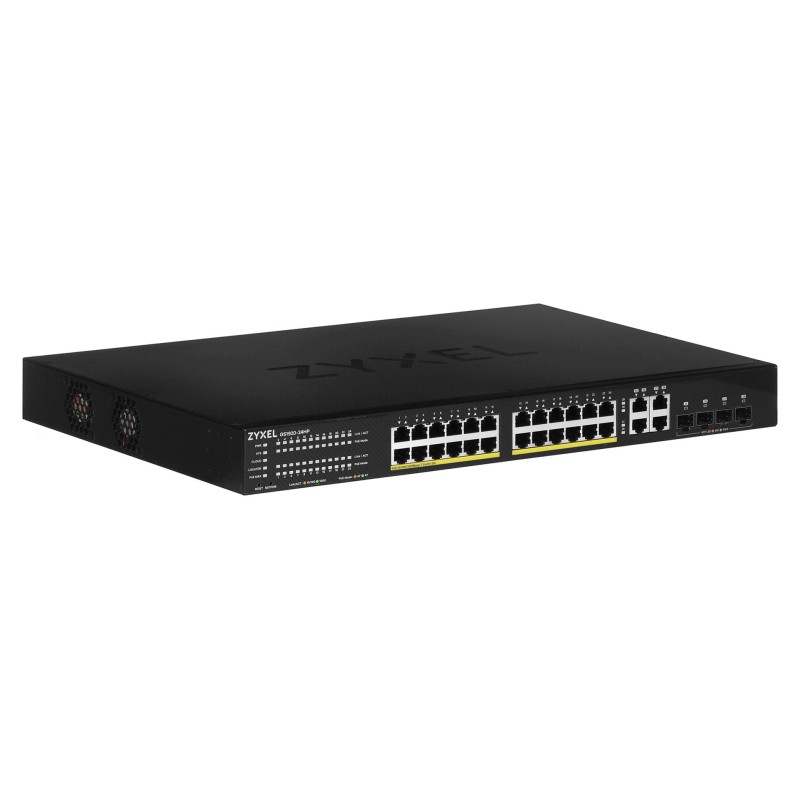 Zyxel GS1920-24HPV2 Managed Gigabit Ethernet (10/100/1000) Power over Ethernet (PoE) Black Zyxel GS1920-24HPV2 Managed Gigabit Ethernet (10/100/1000) Power over Ethernet (PoE) Black