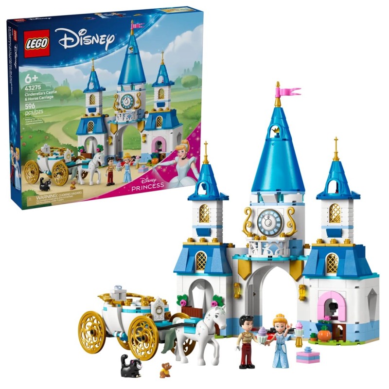 LEGO DISNEY PRINCESS 43275 Cinderella's Castle and Horse Carriage LEGO DISNEY PRINCESS 43275 Cinderella's Castle and Horse Carriage
