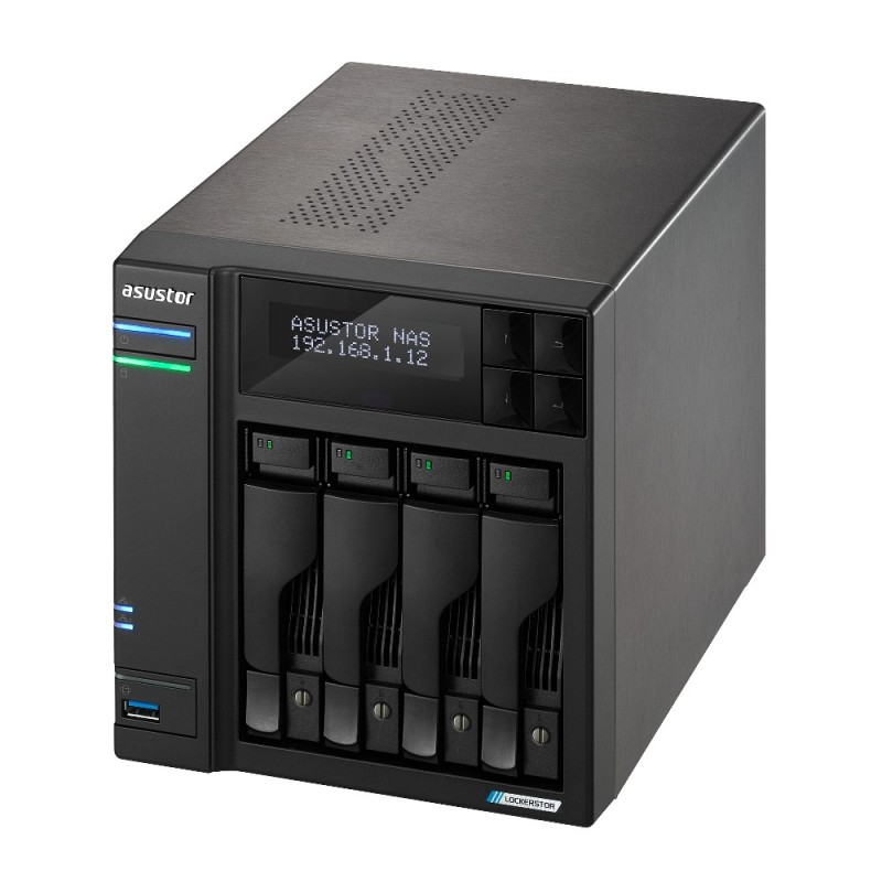 Asustor LOCKERSTOR 4 Gen2 (AS6704T) NAS Desktop Intel® Celeron® N N5105 4 GB DDR4 0 TB ADM Black Asustor LOCKERSTOR 4 Gen2 (AS6704T) NAS Desktop Intel® Celeron® N N5105 4 GB DDR4 0 TB ADM Black