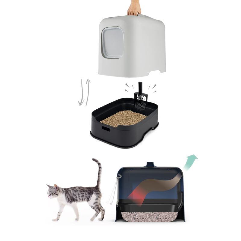 ROTHO Biala White - cat litter box ROTHO Biala White - cat litter box