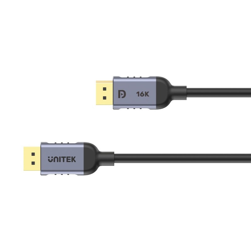 UNITEK C1628GY01-1.5M DisplayPort cable Black, Grey UNITEK C1628GY01-1.5M DisplayPort cable Black, Grey