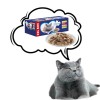 PREVITAL XXL BOX Flavor Mix with Chicken, Veal, Salmon, and Liver in Gravy - Wet Cat Food - 48 x 100g