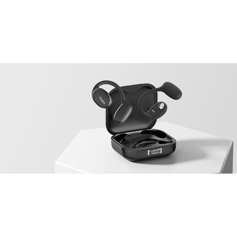 TOZO OpenEgo True Wireless Stereo (TWS) Kostne USB Type-C Bluetooth Headset Black TOZO OpenEgo True Wireless Stereo (TWS) Kostne USB Type-C Bluetooth Headset Black