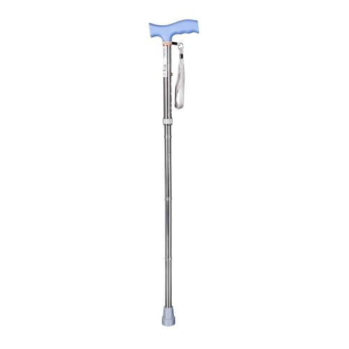 Folding walking stick ACTIONMED silver