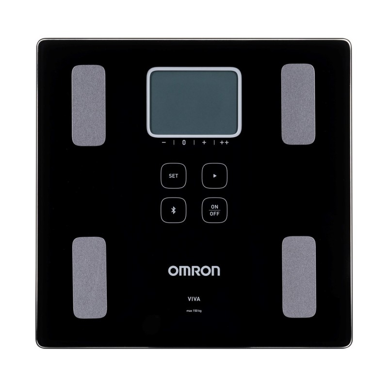 Omron VIVA Square Black Electronic personal scale Omron VIVA Square Black Electronic personal scale