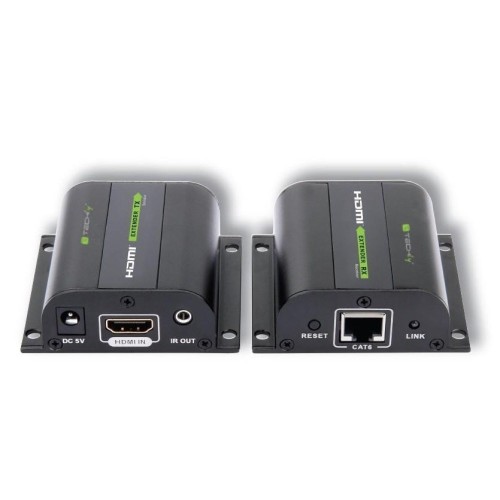 Techly Extender HDMI Full HD on cable Cat.5E / 6 / 6A / 7 max 60m Autoregulated IDATA EXT-E70I Techly Extender HDMI Full HD on cable Cat.5E / 6 / 6A / 7 max 60m Autoregulated IDATA EXT-E70I