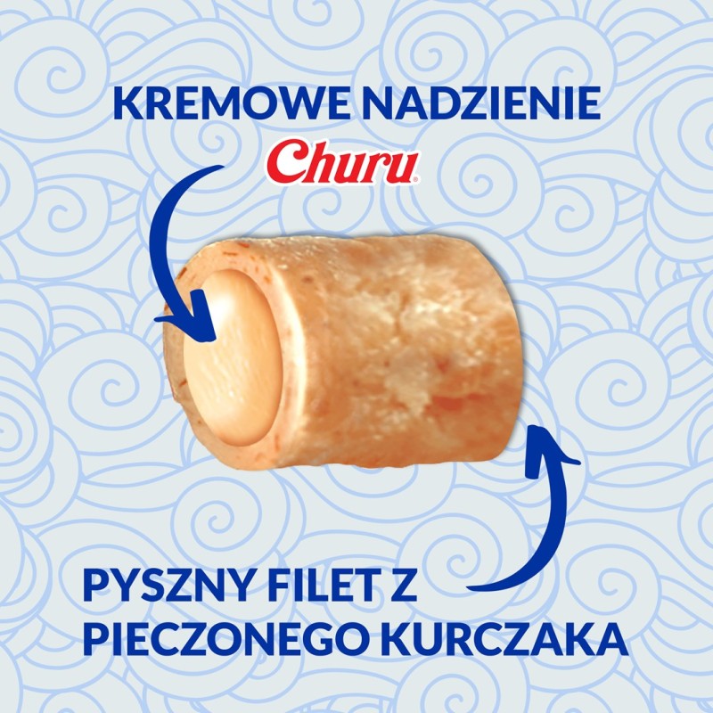 INABA Churu Bites Chicken with tuna and salmon - cat treats - 3x10 g INABA Churu Bites Chicken with tuna and salmon - cat treats - 3x10 g