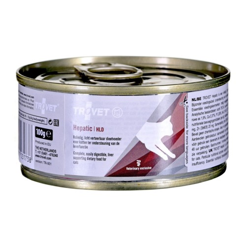 TROVET Hepatic HLD with chicken - wet cat food - 100g TROVET Hepatic HLD with chicken - wet cat food - 100g