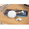 Hoco EW35 Sonido Headset Wireless In-Ear Calls/Music Bluetooth White