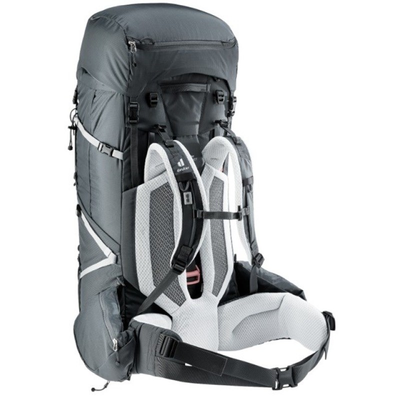 Deuter Aircontact Pro 75+10 SL Women's hiking backpack Graphite Deuter Aircontact Pro 75+10 SL Women's hiking backpack Graphite