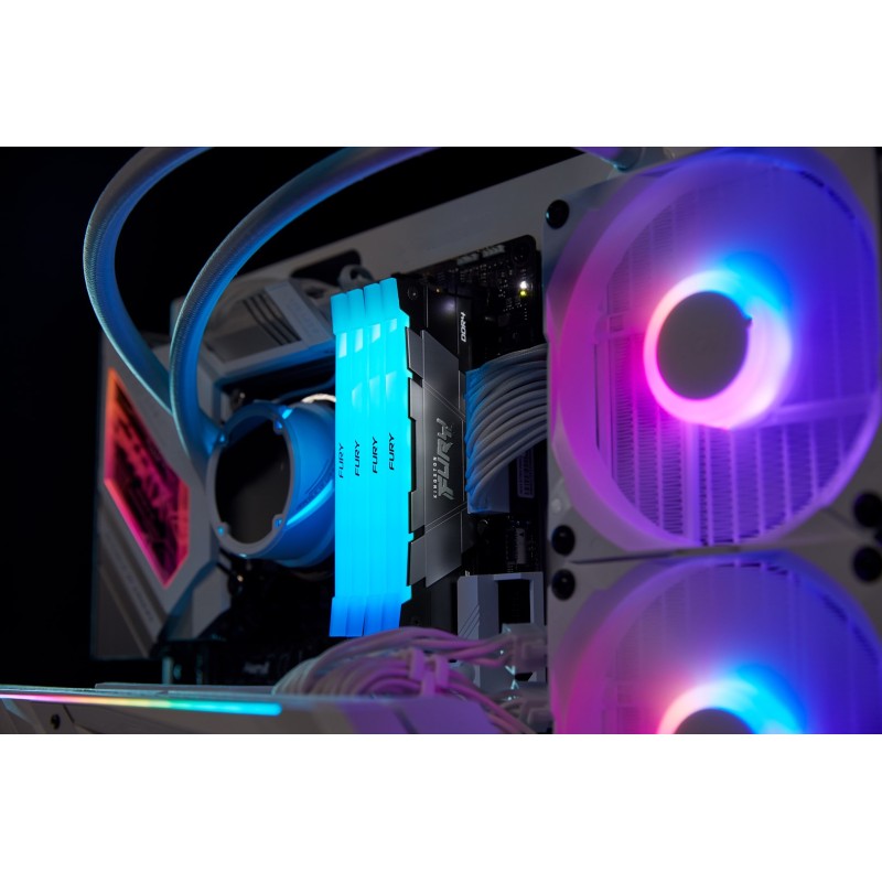Kingston Technology FURY 16GB 3200MT/s DDR4 CL16 DIMM 1Gx8 Renegade RGB
