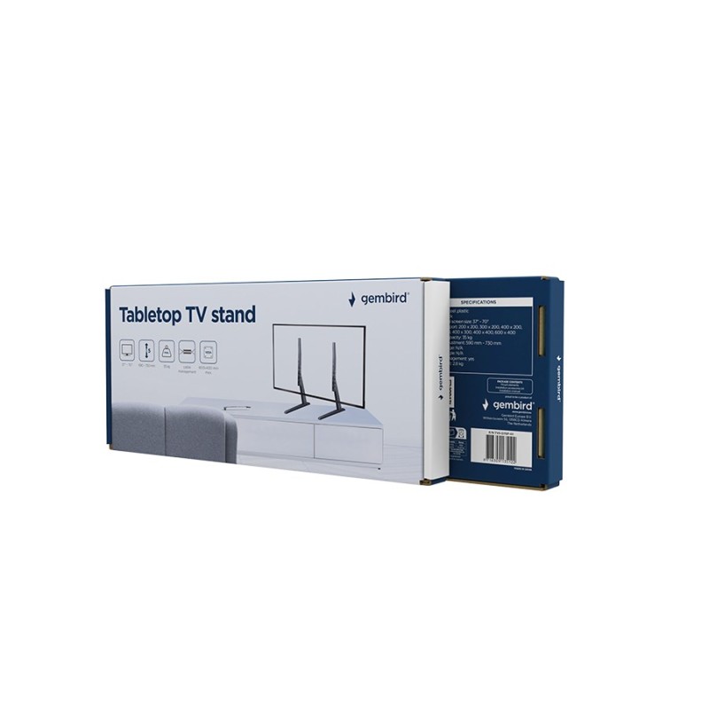 Gembird TVS-D70F-01 Tabletop TV stand, 37 Gembird TVS-D70F-01 Tabletop TV stand, 37