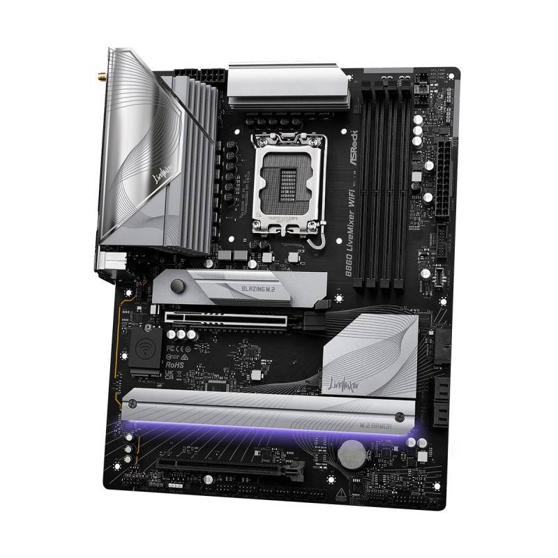Asrock B860 LiveMixer WiFi Intel B860 LGA 1851 (Socket V1) ATX Asrock B860 LiveMixer WiFi Intel B860 LGA 1851 (Socket V1) ATX