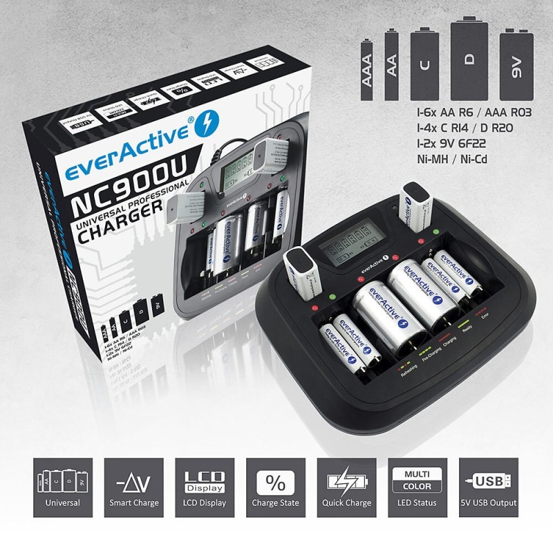 Charger everActive NC-900U Charger everActive NC-900U