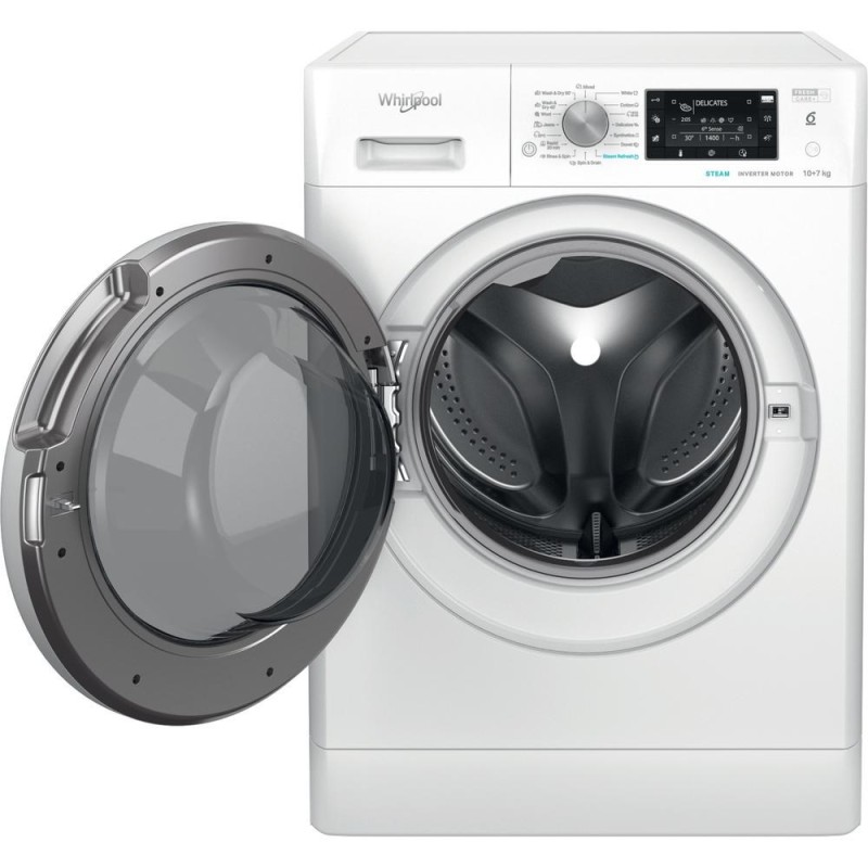 Whirlpool FFWDD 1076258 SV EE washer dryer Freestanding Front-load White E Whirlpool FFWDD 1076258 SV EE washer dryer Freestanding Front-load White E