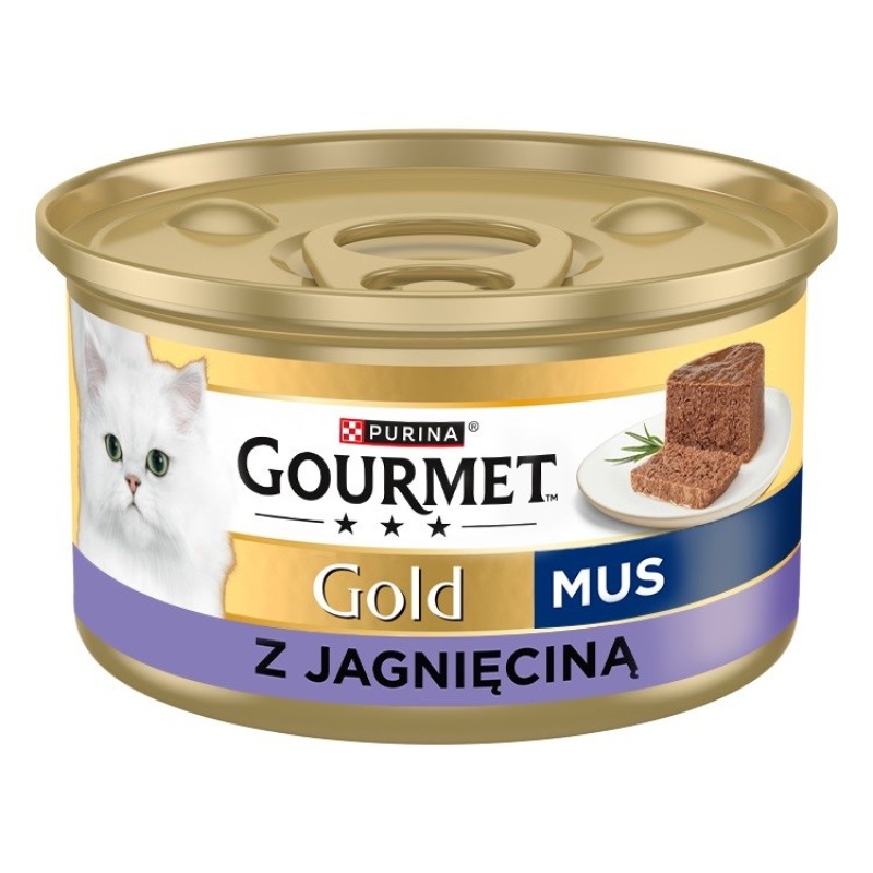 PURINA Gourmet Gold Mousse with lamb - wet cat food - 85g