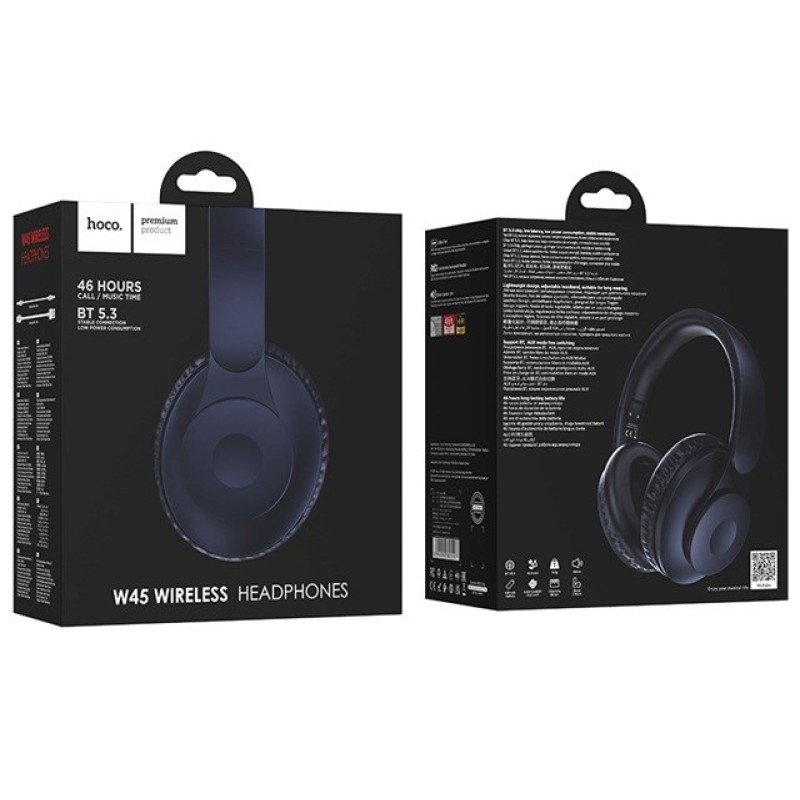 Hoco W45 Enjoy Wireless Bluetooth In-Ear Headset Blue Hoco W45 Enjoy Wireless Bluetooth In-Ear Headset Blue