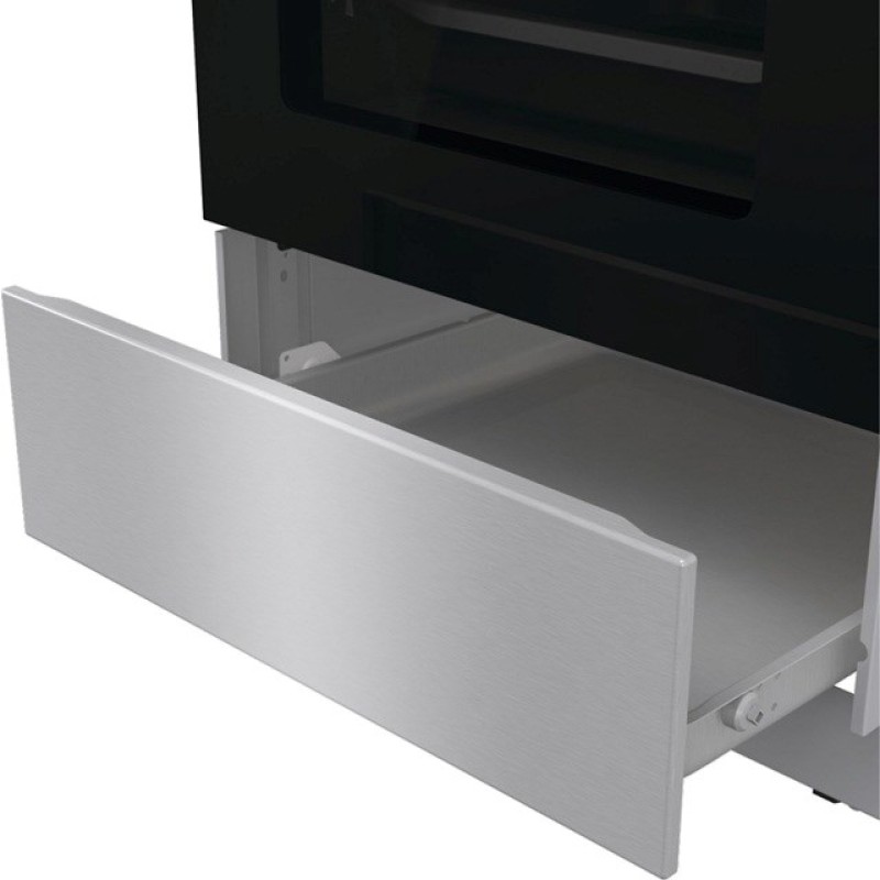 Gorenje GKS5C71XF Freestanding cooker with oven Silver