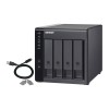 QNAP TR-004 storage drive enclosure HDD/SSD enclosure Black 2.5/3.5 QNAP TR-004 storage drive enclosure HDD/SSD enclosure Black 2.5/3.5