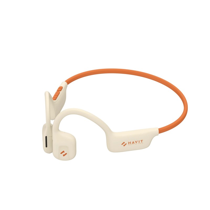 Havit E510BT Freego1 Air – Open Ear Air Conduction Headphones, beige