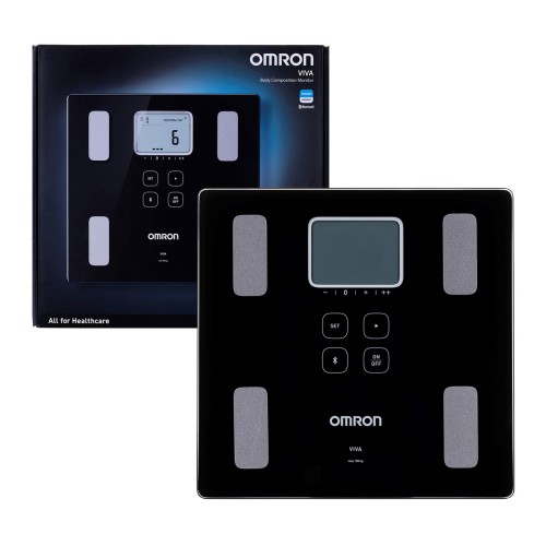 Omron VIVA Square Black Electronic personal scale Omron VIVA Square Black Electronic personal scale