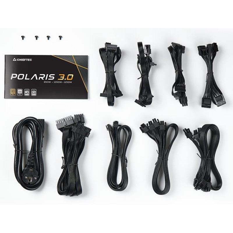 Chieftec Polaris 1050 W 80+ Gold ATX 3.0 PSU (PPS-1050FC-A3) Chieftec Polaris 1050 W 80+ Gold ATX 3.0 PSU (PPS-1050FC-A3)