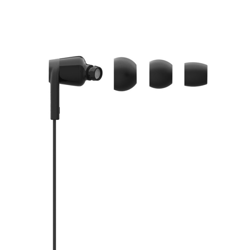 Belkin ROCKSTAR Headphones Wired In-ear Calls/Music USB Type-C Black Belkin ROCKSTAR Headphones Wired In-ear Calls/Music USB Type-C Black