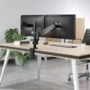 Manhattan TV & Monitor Mount, Desk, Full Motion (Gas Spring), 2 screens, Screen Sizes: 10-27 Manhattan TV & Monitor Mount, Desk, Full Motion (Gas Spring), 2 screens, Screen Sizes: 10-27