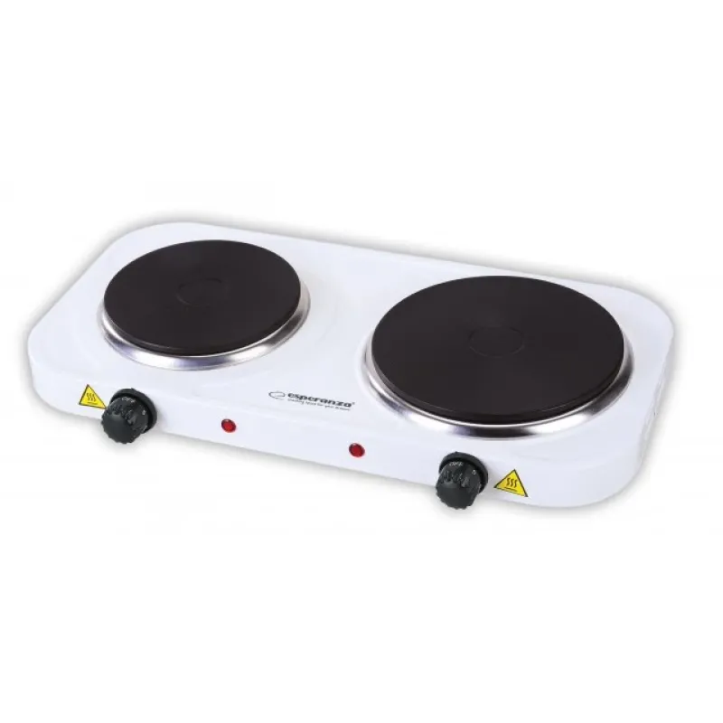 Esperanza EKH007W hob White Countertop Sealed plate 2 zone(s) Esperanza EKH007W hob White Countertop Sealed plate 2 zone(s)