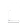 Toilet handrail, bathroom hinged handle White Toilet handrail, bathroom hinged handle White