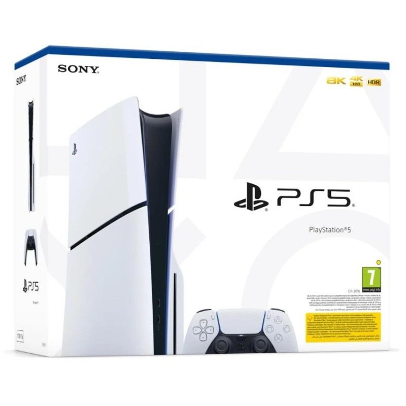 Sony PlayStation 5 Slim BluRay console 1 TB white Sony PlayStation 5 Slim BluRay console 1 TB white